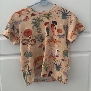 Kids' Tan Graphic T-Shirt